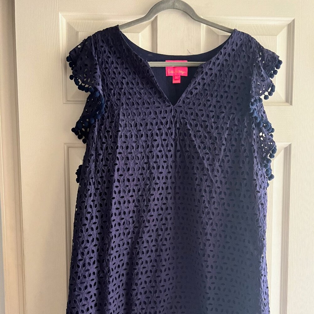 Astara Flutter Sleeve Shift Dress